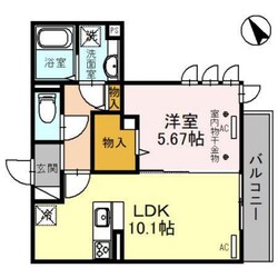 コンフォート上和田の物件間取画像